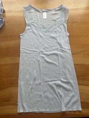 Hanro Cotton Delight Lace-Trim Tank Top